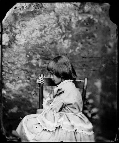 Alice Pleasance Liddell, by Lewis Carroll (Charles Lutwidge Dodgson), summer 1858 - NPG P991(1) -  National Portrait Gallery, London